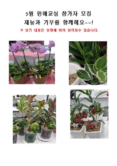 탄소중립실천 원예교실